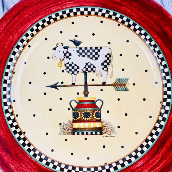 Debbie Mumm Sakura salad plates Weathervane - Picture 4 of 7